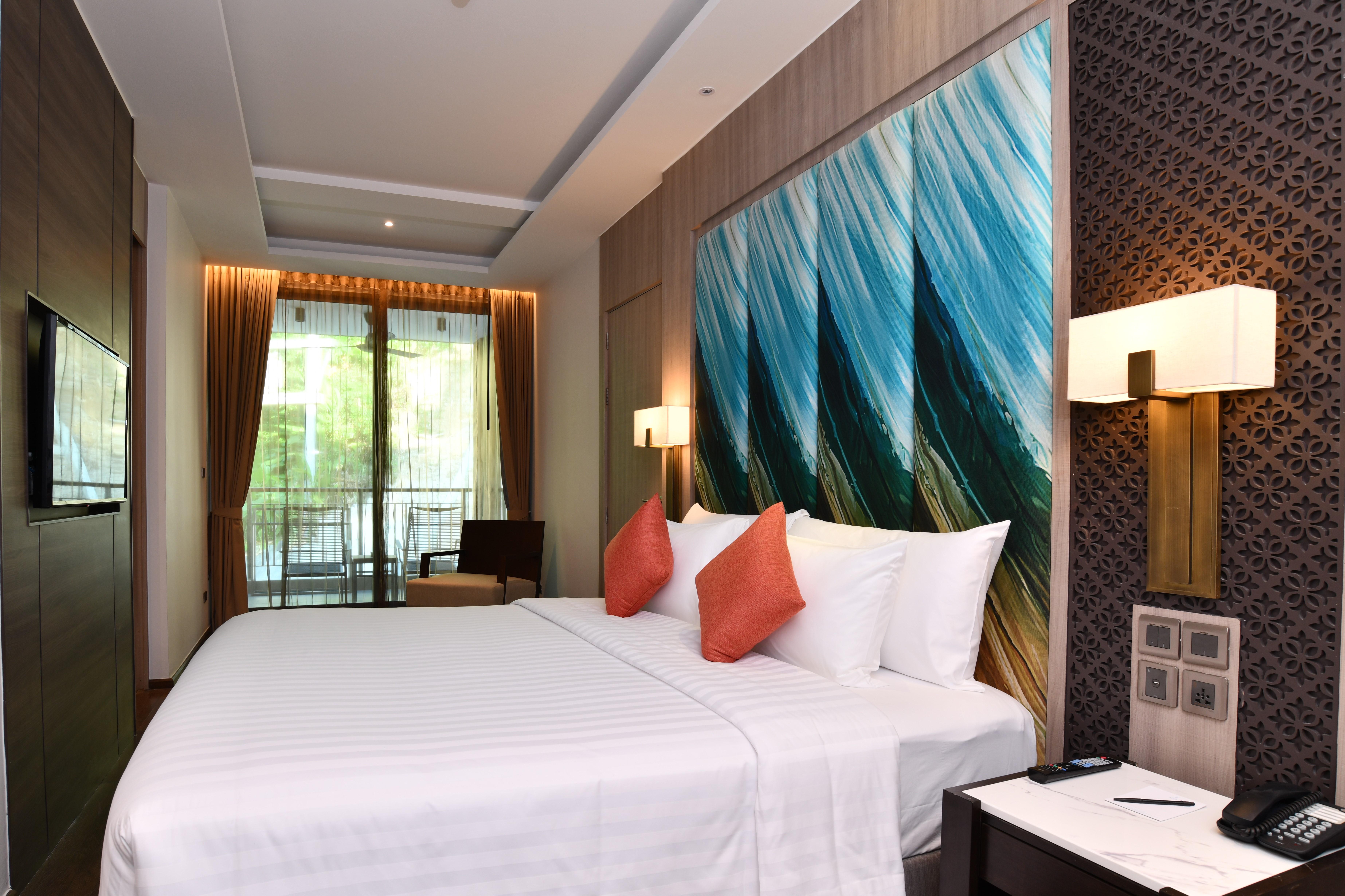 สกายวิว รีสอร์ต ภูเก็ต หาดป่าตอง Hotel Patong ภายนอก รูปภาพ Deluxe Room